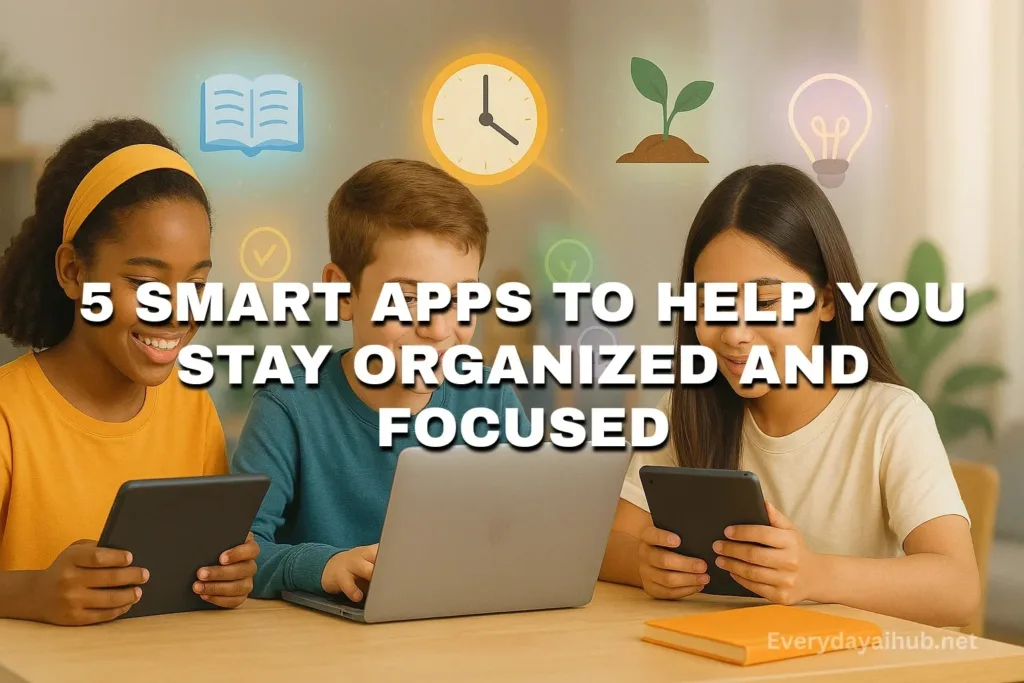 5 Smart Apps to Help You Stay Organized and Focused – Everydayaihub.net