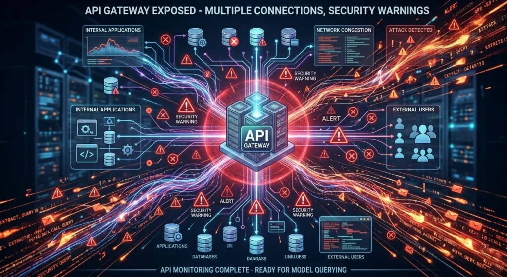 Visualization of API vulnerability in AI systems