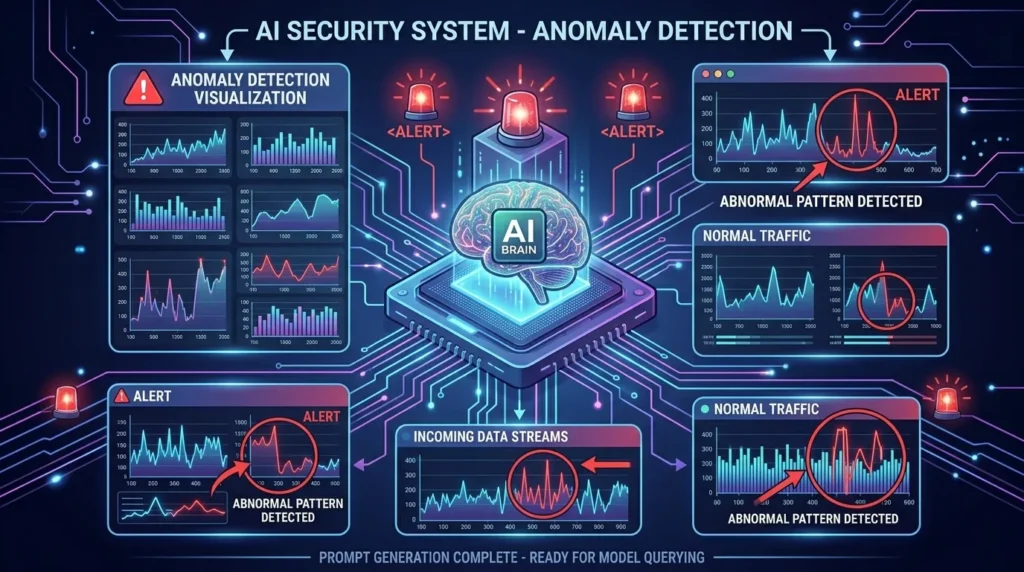 System detecting abnormal AI query behavior