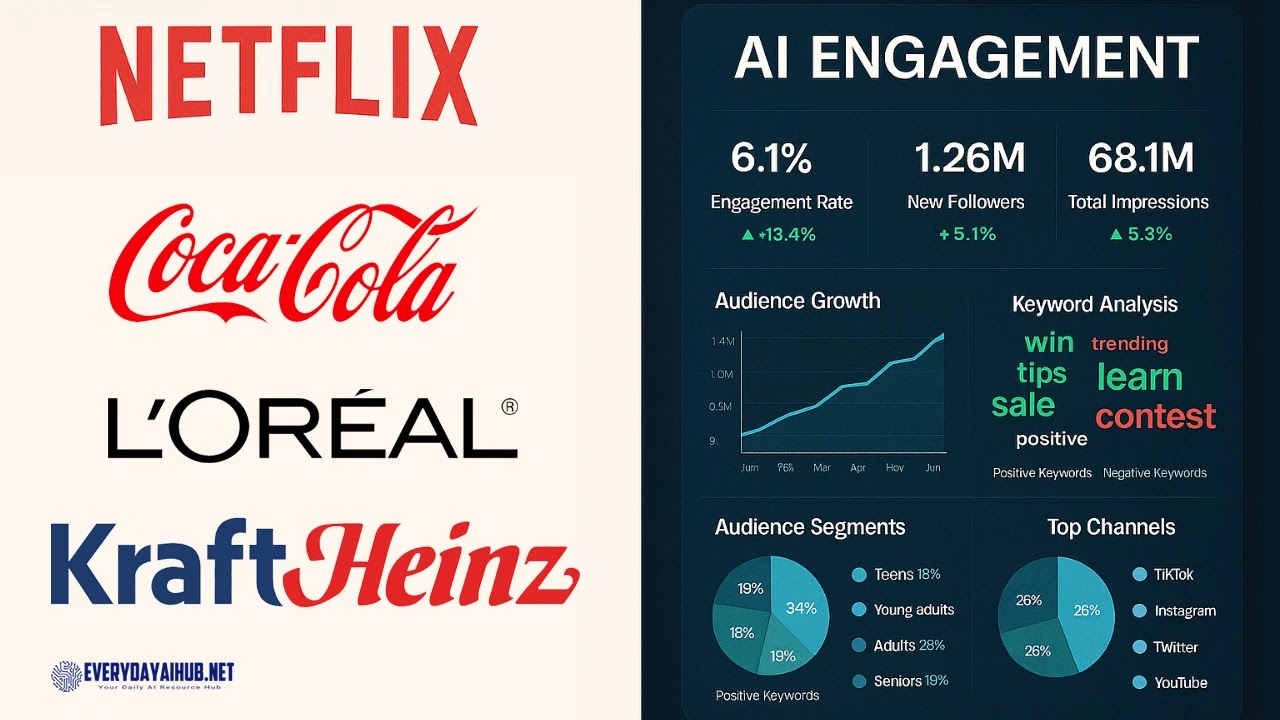 Brands like Netflix, Coca-Cola, and L’Oréal using AI in social media marketing